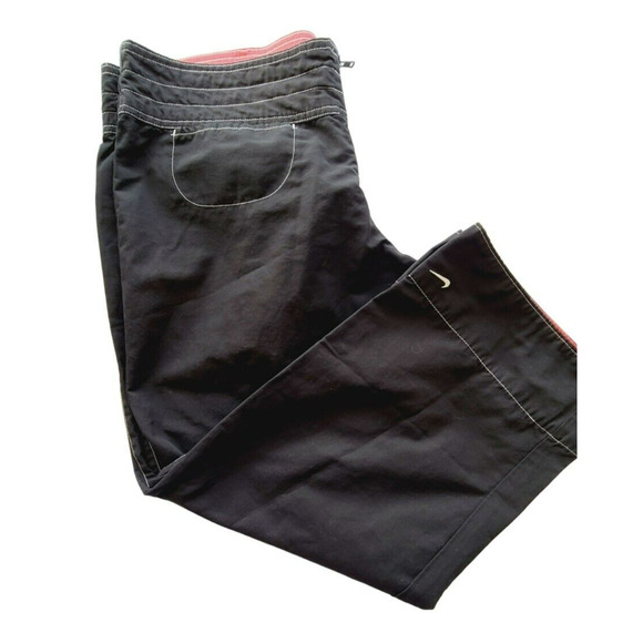 Nike Low Rise Mid Zipper Y2K‎ Capri Pants Size L - Picture 1 of 3